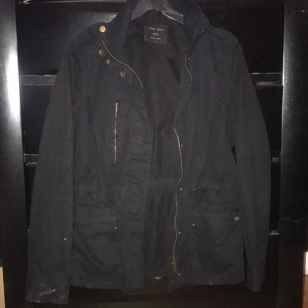 Black utility jacket